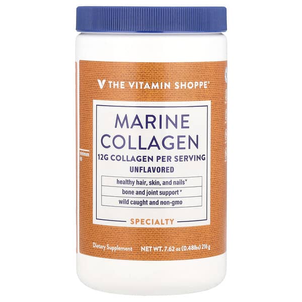Marine Collagen, Unflavored, 7.62 oz (216 g)