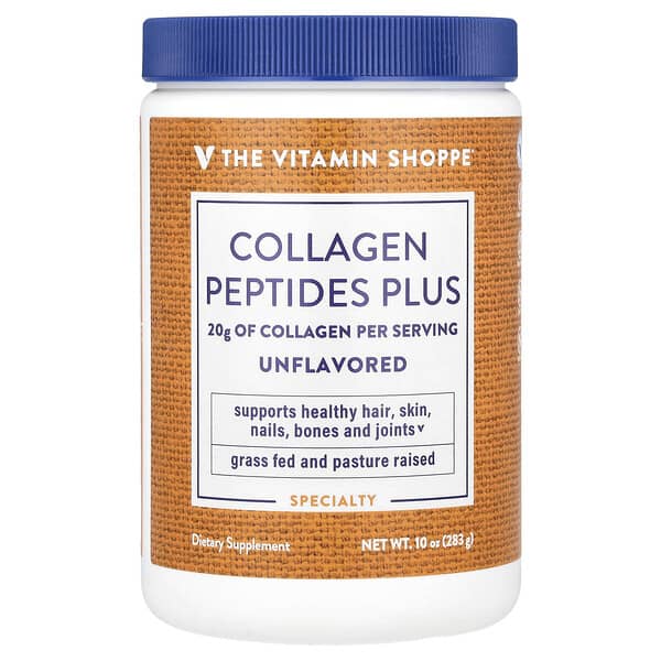Collagen Peptides Plus, Unflavored, 10 oz (283 g)
