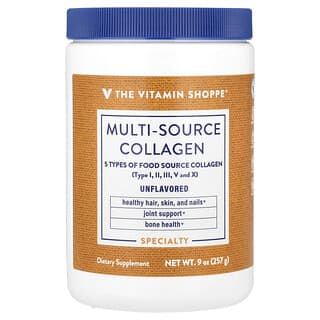 The Vitamin Shoppe, Multi-Source 콜라겐, 무맛, 257g(9oz)