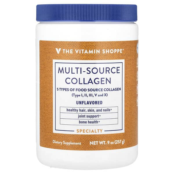 Multi-Source Collagen, Unflavored, 9 oz (257 g)