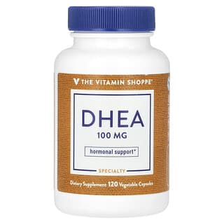 The Vitamin Shoppe, DHEA, 100 mg, 120 capsules végétales