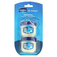 Vaseline, Lip Therapy, Original Lip Balm, 2er-Pack, je 7 g (0,25 oz.)