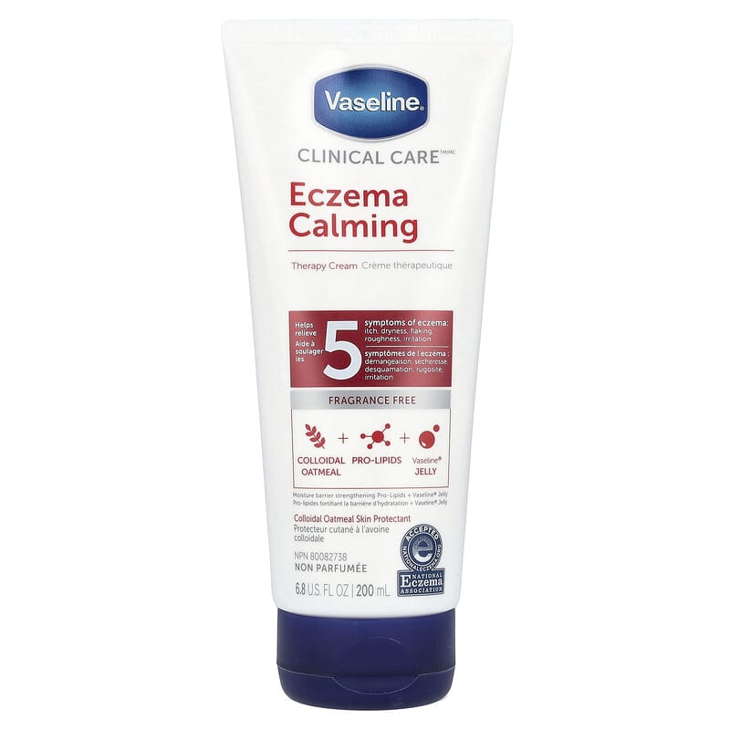 フェイスクリーム calm Clinical Care™、Eczema Calming Therapy Cream、無香料、200ml（6.8液