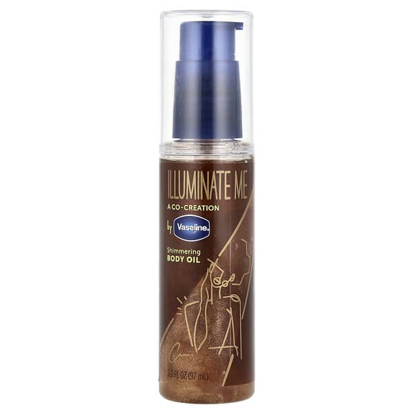 Vaseline, 일루미네이트 미, 쉬머링 바디 오일, 97ml(3.3fl oz)