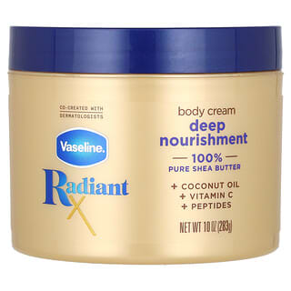 Vaseline, RadiantX, крем для тела с глубоким питанием, 283 г (10 унций)