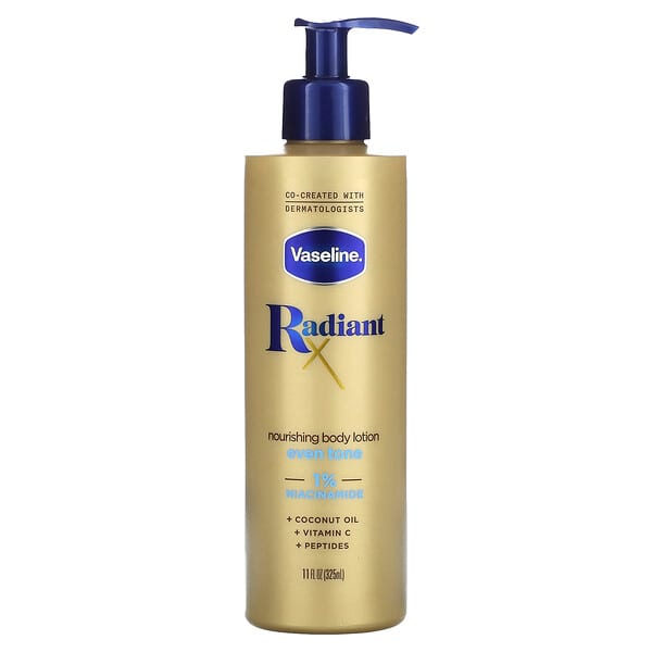 Vaseline, RadiantX, 너리싱 바디 로션, 325ml(11fl oz)