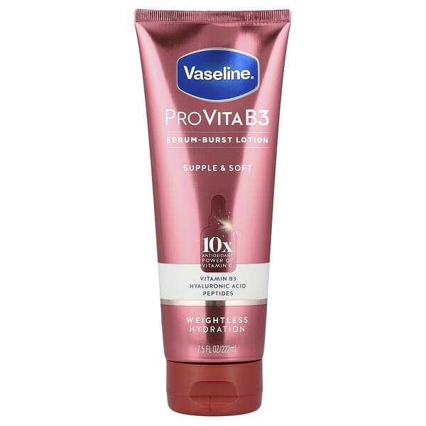 Vaseline, ProVitaB3, 세럼 버스트 로션, 탄력 & 소프트, 222ml(7.5fl oz)