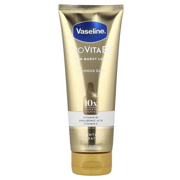 Vaseline, ProVita B3, 세럼-버스트 로션, 루미너스 글로우, 222ml(7.5fl oz)