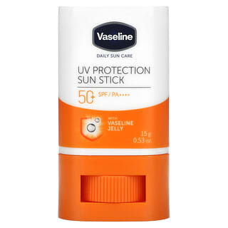 Vaseline, Daily Sun Care, солнцезащитный стик для защиты от ультрафиолета, SPF 50+ PA ++++, 15 г (0,53 унции)