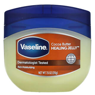 Vaseline, 可可脂修护乳，水润保湿，7.5 盎司（212 克）
