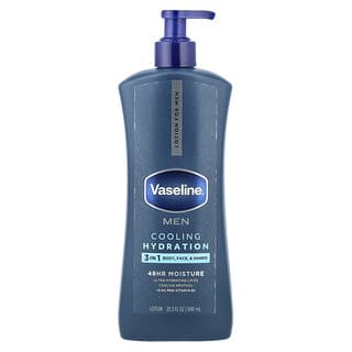 Vaseline, 남성용, 쿨링 하이드레이션, 3 in 1 바디, 페이스 & 핸즈 로션, 600ml(20.3fl oz)