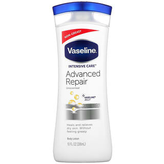 Vaseline, Soin intensif, Lotion pour le corps réparatrice avancée, Non parfumée, 295 ml