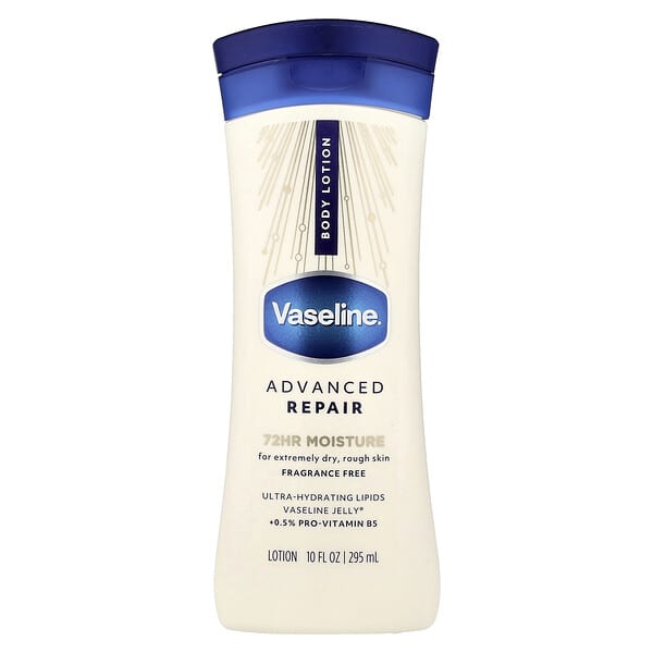Vaseline, 어드밴스드 리페어, 바디 로션, 향료 무함유, 295ml(10fl oz)