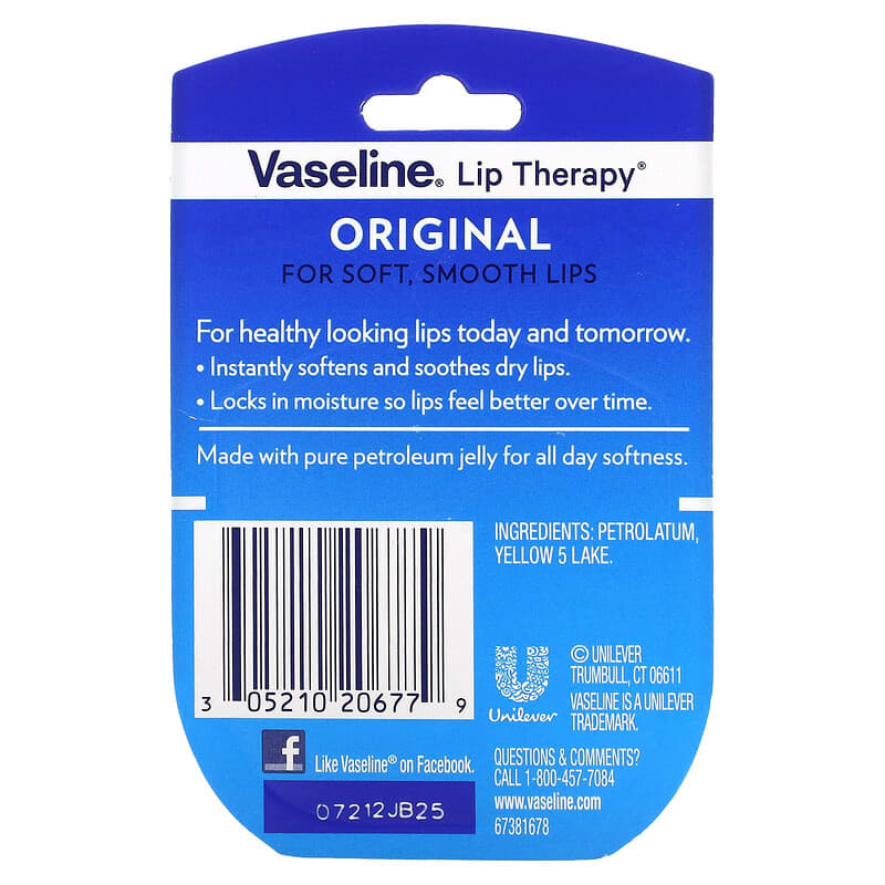 Vaseline Lip Therapy Original Soothing Lip Balm- 0.25 Oz