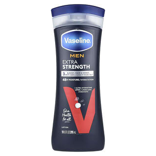 Vaseline, Para hombres, Loción con concentración extra, 295 ml (10 oz. líq.)