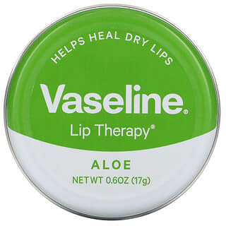 Vaseline, 唇部護理，蘆薈，0.6 盎司（17 克）