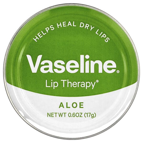 Vaseline, 唇部護理，蘆薈，0.6 盎司（17 克）