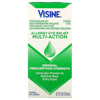 Visine, مسكن لحساسية العين، قطرات متعددة المفعول للعين، 1/2 أونصة سائلة (15 مل)