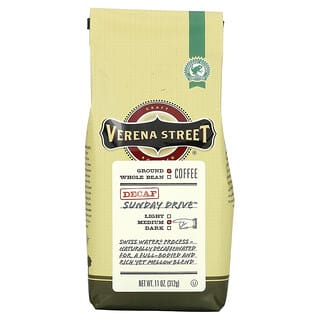 Verena Street, Sunday Drive, Ground Coffee, Medium Roast, Decaf, 11 oz (312 g)