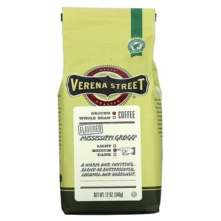 Verena Street, Mississippi Grogg, Flavored, Ground Coffee, Medium Roast, 12 oz (340 g)