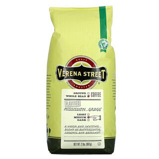 Verena Street, Mississippi Grogg, со вкусом цельных бобов, средней обжарки, 907 г (2 фунта)