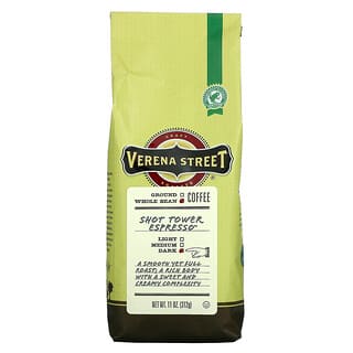 Verena Street, Shot Tower Espresso, ganze Bohne, dunkel geröstet, 312 g (11 oz.)