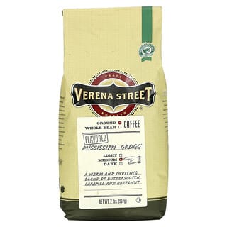 Verena Street, Mississippi Grogg, aromatisiert, gemahlener Kaffee, mittlere Röstung, 907 g (2 lbs.)