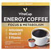 Energy Coffee, Light Roast, 16 Cups, 0.39 oz (11 g) Each