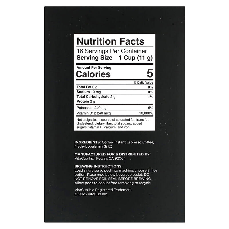 Extra Shot, Coffee + Espresso, Dark Roast, 16 Pods, 0.39 oz (11 g