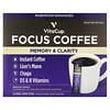 Focus растворимый кофе, для памяти и ясности ума, средней обжарки, 24 порционных стика по 3,3 г (0,12 унции)