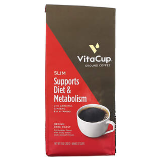 VitaCup, 塑身咖啡，研磨，中度-深度烘焙，11 盎司（312 克）