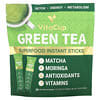 Green Tea Superfood Instant Sticks, Unsweetened, 24 On-The-Go Sticks, 0.07 oz (2 g) Each