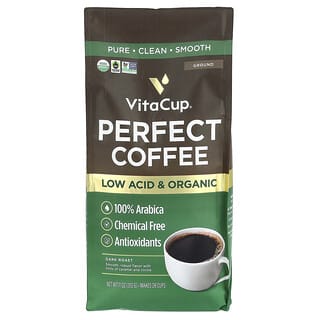VitaCup, Perfect Coffee, Café moulu, Torréfaction foncée, 312 g