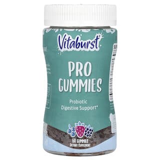 Vitaburst，Pro Gummies，益生菌消化幫助，漿果味，60 粒軟糖
