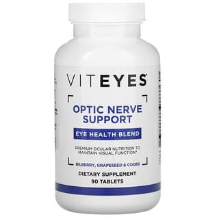 Viteyes, أقراص دعم الأعصاب البصرية ، مزيج صحة العين ، 90 قرصًا