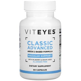 Viteyes, 傳統高級黃斑幫助，基於 AREDS 2 配方，60 粒膠囊