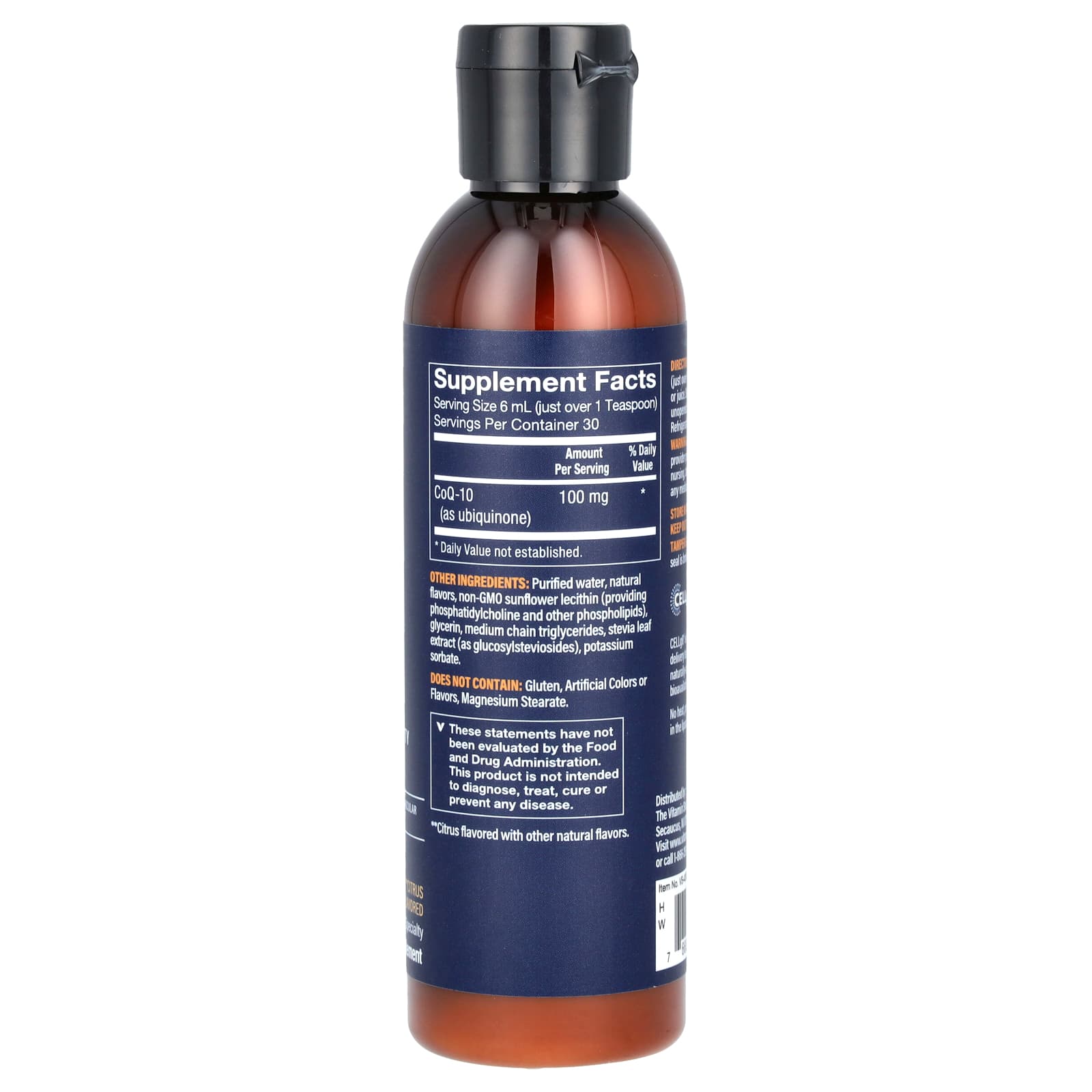 Vthrive Liquid Liposomal CoQ 10 Citrus 100 Mg 6 Fl Oz 180 Ml vthrive-liquid-liposomal-coq-10-citrus-100-mg-6-fl-oz-180-ml