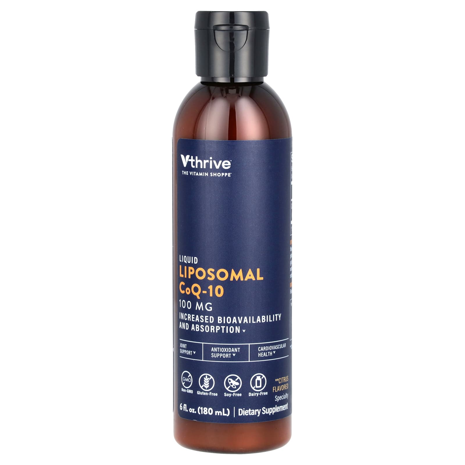 Vthrive Liquid Liposomal CoQ 10 Citrus 100 Mg 6 Fl Oz 180 Ml vthrive-liquid-liposomal-coq-10-citrus-100-mg-6-fl-oz-180-ml