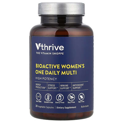 Vthrive, Bioactive Women's Once-Daily Multinutrient, 30 Vegetarian Capsules