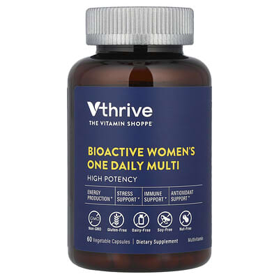 Vthrive, Bioactive Women's Once-Daily Multinutrient, 60 Vegetarian Capsules