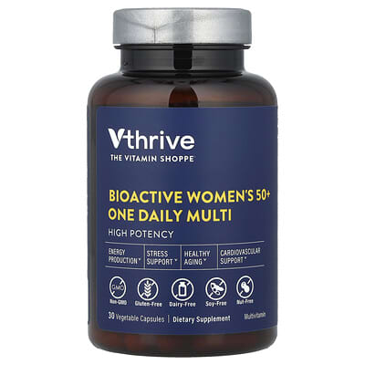 Vthrive, Bioactive, Once-Daily Multinutrient for Women 50+, 30 Vegetarian Capsules