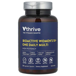 Vthrive, Bioactive Women's 50+ One Daily Multi, 30 Vegetable Capsules