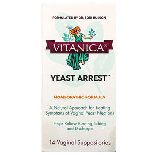 Vitanica, Yeast Arrest, 14 вагинальных суппозиториев