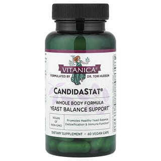 Vitanica, CandidaStat, Yeast Balance támogatás, 60 vegán sapka