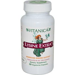 Vitanica, Lysine Extra, Membrane Immune Support, 60 Veggie Caps