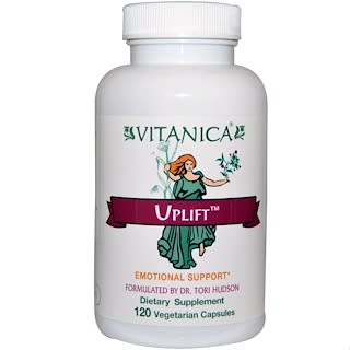Vitanica, Uplift, Emotional Support, 120 Veggie Caps