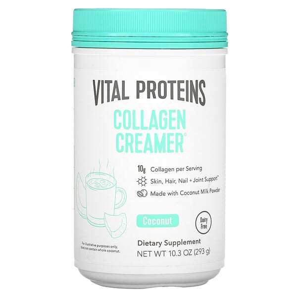 Vital Proteins, Collagen Creamer 膠原蛋白，椰子味，10.3 盎司（293 克）