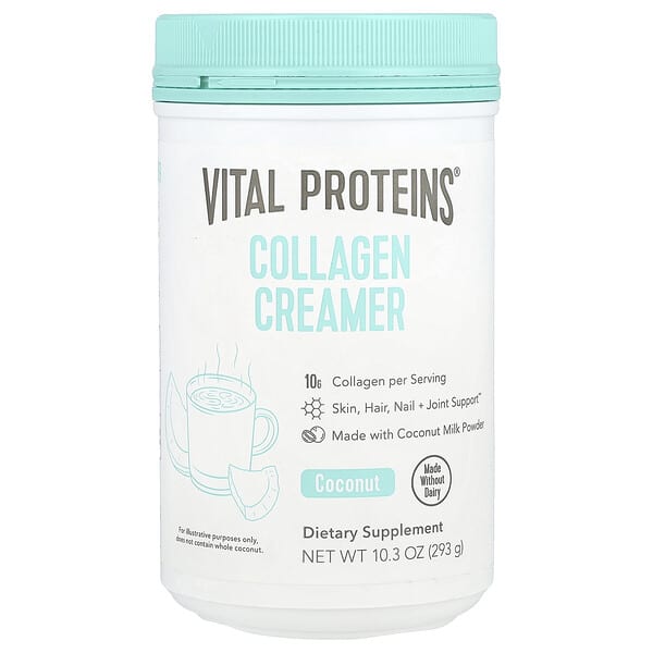 Vital Proteins, Collagen Creamer 膠原蛋白，椰子味，10.3 盎司（293 克）