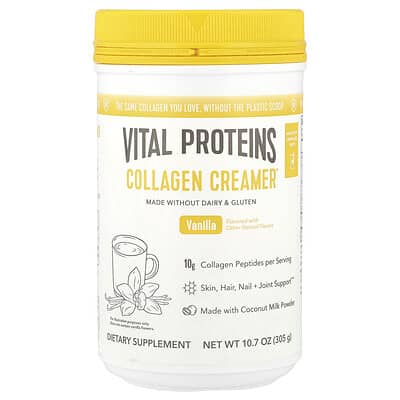 Vital Proteins, Collagen Creamer, Vanilla, 10.6 oz (300 g)