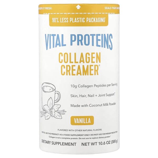 Vital Proteins, Collagen Creamer®, Vanilla, 10.6 oz (300 g) — product photo 1